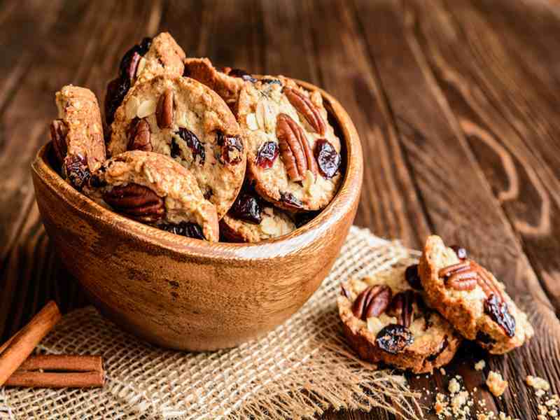 Pecannuss - Kaffee - Cookies